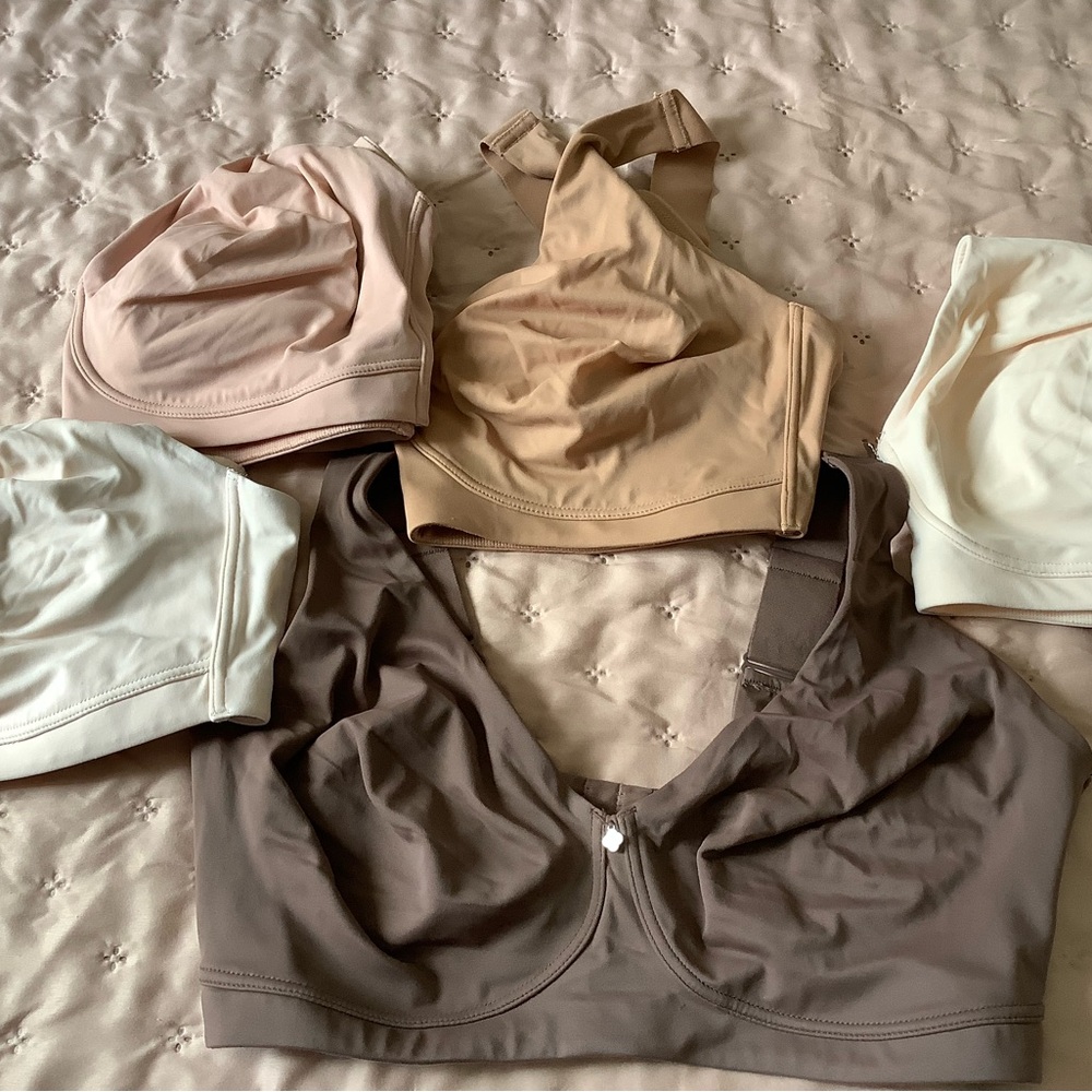 Breezies Taupe Bra set of 5